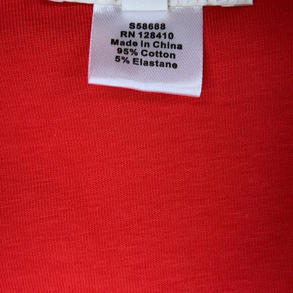 Ann Mashburn Womens Size XS Tunic Top Reversible Double Knit Pink Orange - Picture 15 of 16